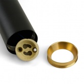 Светильник потолочный на подвесе Feron ML1018 Barrel levitation MR11 35W 230V черный+золото D40*H250