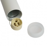 Светильник потолочный на подвесе Feron ML1028 Barrel levitation MR11 35W 230V, белый, D40*H250