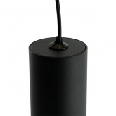 Светильник потолочный на подвесе Feron ML1028 Barrel levitation MR11 35W 230V, черный, D40*H250