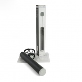 Светильник потолочный на подвесе Feron ML1028 Barrel levitation MR11 35W 230V, черный, D40*H250