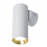 Светильник настенный Feron ML1015 под лампу MR11 35W GU10, белый + золото