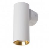 Светильник настенный Feron ML1015 под лампу MR11 35W GU10, белый + золото