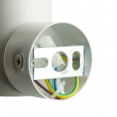 Светильник настенный Feron ML1015 под лампу MR11 35W GU10, белый + золото