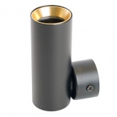 Светильник настенный Feron ML1015 под лампу MR11 35W GU10, черный + золото