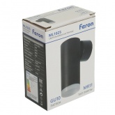 Светильник настенный Feron ML1025 под лампу MR11 35W GU10, черный