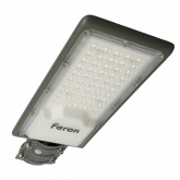 Консольный светодиодный светильник Feron SP3032 50W 6400K 230V серый IP65 d40-50mm