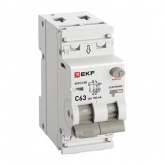 Дифавтомат EKF PROxima АВДТ-63N 1P+N C63А 100мА тип АС однофазный электронный 6кА (дифференциальный автомат, АВДТ)