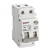 Дифавтомат EKF PROxima АВДТ-63N 1P+N C40А 300мА тип АС однофазный электронный 6кА (дифференциальный автомат, АВДТ)