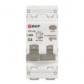 Дифавтомат EKF PROxima АВДТ-63N 1P+N C6А 10мА тип А однофазный электромеханический 6кА (дифференциальный автомат, АВДТ)