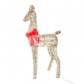 Светодиодная фигура Neon-Night Олененок 600Led 4.5V цвет теплый белый IP44 20x55x107см