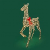 Светодиодная фигура Neon-Night Олениха 960Led 24V цвет теплый белый IP44 28x80x155см