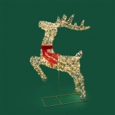 Светодиодная фигура Neon-Night бегущий Олень 720Led 24V цвет теплый белый IP44 10x50x88см