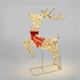 Светодиодная фигура Neon-Night бегущий Олень 720Led 24V цвет теплый белый IP44 10x50x88см