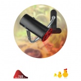 Светильник для террариумов и брудеров ЭРА FITO-E27-FLEX-CLIP max 250W на прищепке IP20