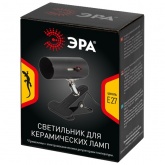 Светильник для террариумов и брудеров ЭРА FITO-E27-CLIP max 250W IP20 на прищепке