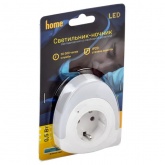 Светильник-ночник ИЭК 002 с розеткой 220В овал