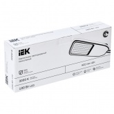 Консольный светодиодный светильник ИЭК LED ДКУ 1004-100Ш 100W 3000К IP65 серый d60mm