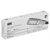 Консольный светодиодный светильник ИЭК LED ДКУ 1011-30Ш 30W 5000K IP65 черный d50mm
