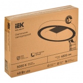 Консольный светодиодный светильник ИЭК LED ДКУ Парк 2001-40Д 40W 5000K IP65 черный d50-60mm