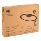 Консольный светодиодный светильник ИЭК LED ДКУ Парк 2001-70Д 70W 5000K IP65 черный d50-60mm