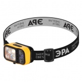 Фонарь налобный ЭРА Практик GA-813 3+3W аккумуляторный, сенсорное управление, дисплей, 4 режима