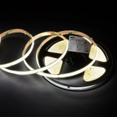 Светодиодная COB лента ИЭК 480LED 11Вт/м 4000К 24В IP20 5000х8мм (упаковка 5 м)