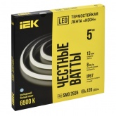 Светодиодная неоновая термостойкая лента ИЭК SMD2835 120Led/m 8W/m 24V IP67 6500K 13mm (уп. 5м)