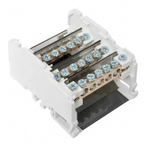 Модульный распределительный блок (кросс-модуль) EKF 4х7 контактов 100A