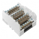 Модульный распределительный блок (кросс-модуль) EKF 4х7 контактов 100A