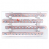 Шинный распределительный блок EKF ШРБ-400 1хМ8+9хМ6