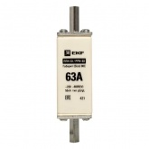 Плавкая вставка EKF ППН-33 100/ 63А габарит 00С