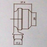 Патрон влагозащищенный LightBest 509008 G13 IP65 (VS 84172, 84122)