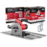 Пила циркулярная КВТ погружная ППр-60н мощность 1400 ВТ с направляющей шиной и регулировкой оборотов