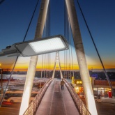 Консольный светодиодный светильник ЭРА SPP-504-0-50K-100 100W 5000K 10000Lm IP65 КСС Д DOB SMD 48мм