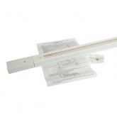 Шинопровод CAB1007 для трековых светильников, белый 3м (в наборе токоввод, заглушка, крепление)