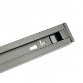 Шинопровод CAB1007 для трековых светильников, черный 3м (в наборе токоввод, заглушка, крепление)