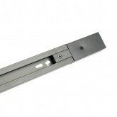 Шинопровод CAB1007 для трековых светильников, черный 3м (в наборе токоввод, заглушка, крепление)