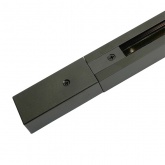 Шинопровод CAB1007 для трековых светильников, черный 3м (в наборе токоввод, заглушка, крепление)