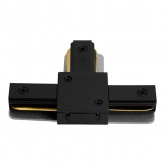 Коннектор Feron LD1019 Т-образный для шинопровода, черный, для CAB1007