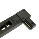 Коннектор Feron LD1021 угловой для шинопровода, черный, для CAB1007