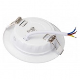 Светильник светодиодный ИЭК LED ДВО 1612 9Вт 4000К 620Lm IP20 круг белый d90/D118x35mm