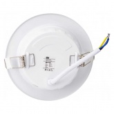 Светильник светодиодный ИЭК LED ДВО 1612 9Вт 4000К 620Lm IP20 круг белый d90/D118x35mm