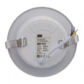 Светильник светодиодный ИЭК LED ДВО 1613 12Вт 3000К 860Lm IP20 круг белый d110/D145x35mm