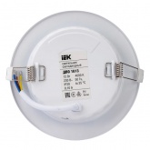 Светильник светодиодный ИЭК LED ДВО 1613 12Вт 4000К 860Lm IP20 круг белый d110/D145x35mm