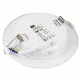 Светильник светодиодный ИЭК LED ДВО 1613 12Вт 4000К 860Lm IP20 круг белый d110/D145x35mm