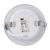 Светильник светодиодный ИЭК LED ДВО 1621 12Вт 4000К 1020Lm IP20 со стеклом круг d125/D160x37mm