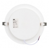 Светильник светодиодный ИЭК LED ДВО 1615 24Вт 6500К 1600Lm IP20 круг белый d190/D220x35mm