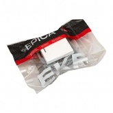 Механизм выключателя 1-клавишного EKF с подсветкой 10А Эпика белый