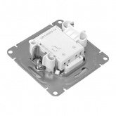 Механизм выключателя 1-клавишного EKF с подсветкой 10А Эпика белый