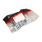 Механизм выключателя 2-клавишного EKF с подсветкой 10А Эпика белый